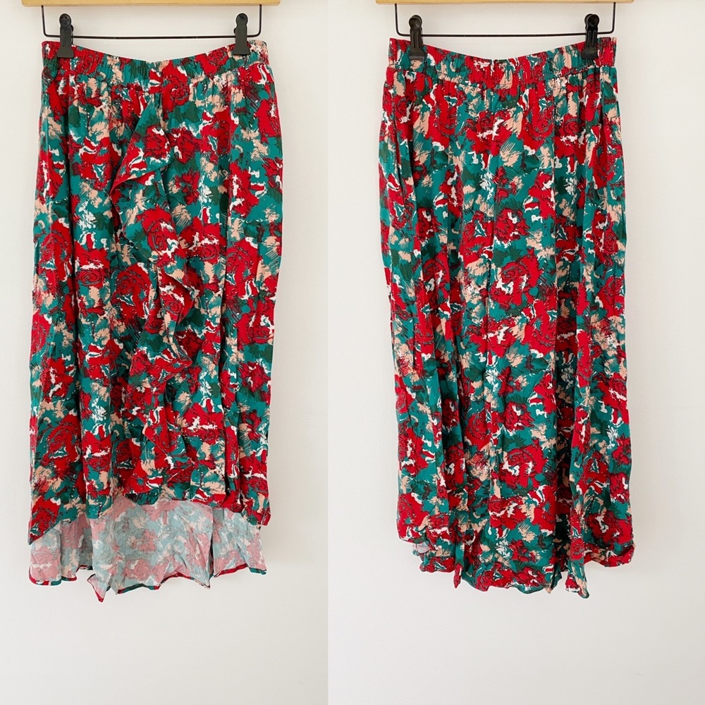 Anthropologie Miley Ruffled Midi Skirt - Picture 12 of 14